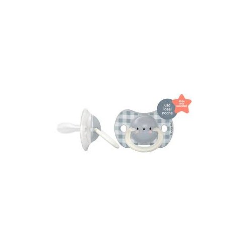 SUAVINEX CHUPETE NIGHT&DAY SILICONA T FISIOL SX PRO 6-18 M 2 UDS