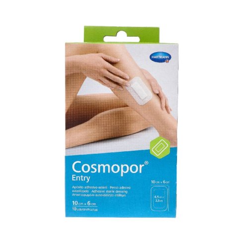 COSMOPOR ENTRY APOSITO ESTERIL 10 X 6 CM 10 U