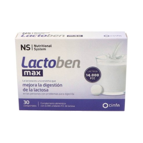 NS LACTOBEN MAX  30 COMPRIMIDOS