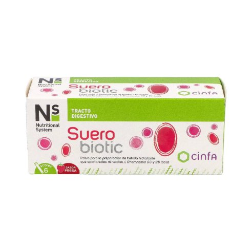 NS SUEROBIOTIC  6 SOBRES FRESA