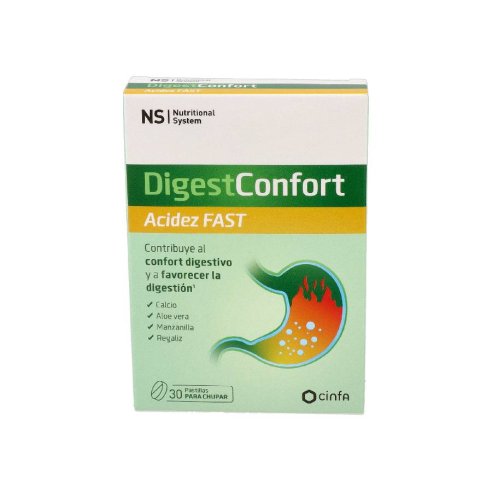 NS DIGESTCONFORT ACIDEZ  30 COMPRIMIDOS PARA CHUPAR
