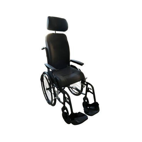 SILLA PARALISIS BALANCE RUEDA 320 45 CM NEGRA