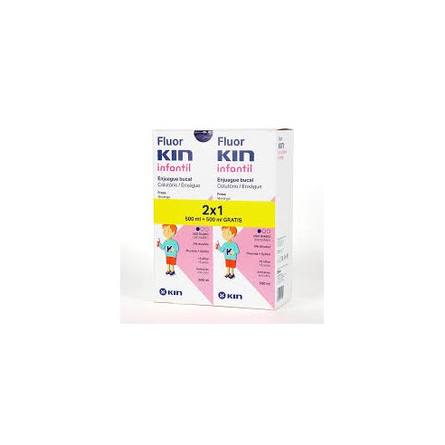 FLUOR KIN INFANTIL 2 X 1 COLUTORIO 500ML